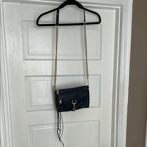 Rebecca Minkoff Navy Blue Leather Crossbody Bag